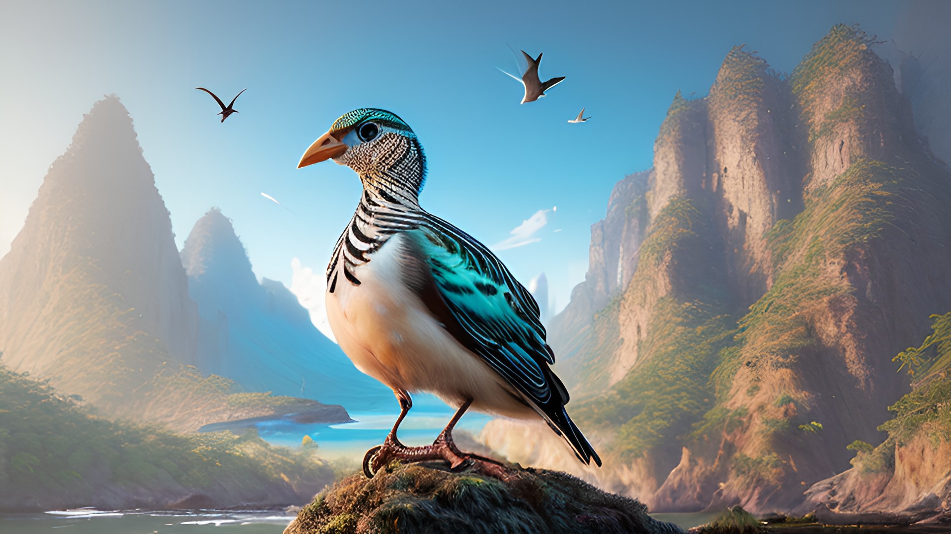 mesmerizing award winning shot of a breathtaking bird in amazing landscape, absolute masterpiece, intricate details mesmerizing_award_winning_shot_of_a_breathtaking_bird_in_amazing_landscape,_absolute_masterpiece,_intricate_details