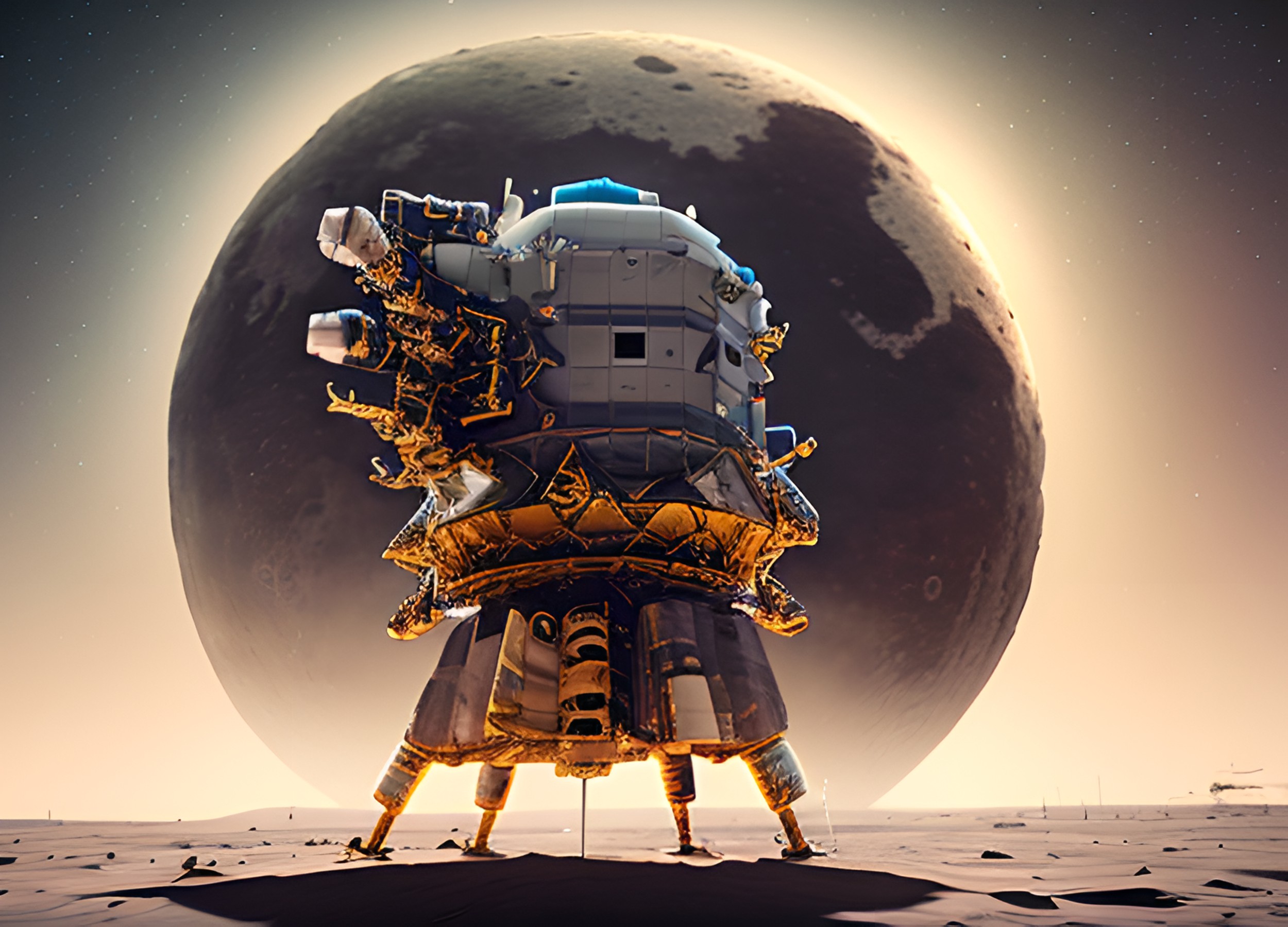 Indian Chandrayaan on moon Indian_Chandrayaan_on_moon