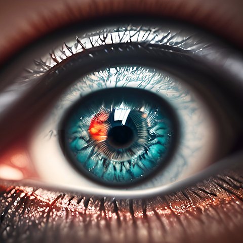 award winning beautiful shot of an eye, intricate details