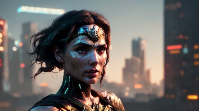  wonder woman cyberpunk