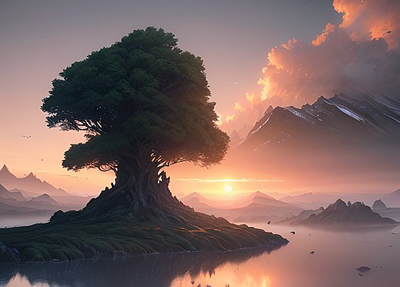 4k breathtaking landscapes sunrise, intricate realistic details
